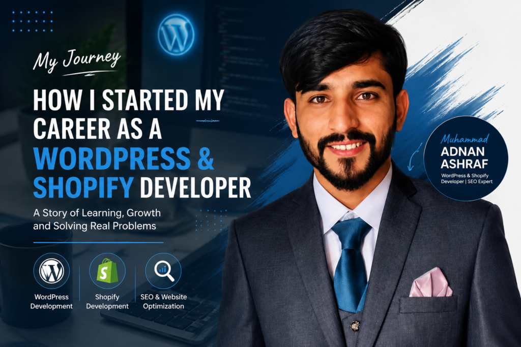 How I Started My Career as a WordPress & Shopify Developer